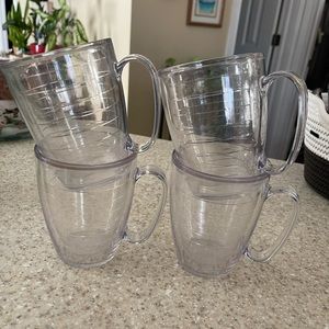 4 Tervis coffee mugs